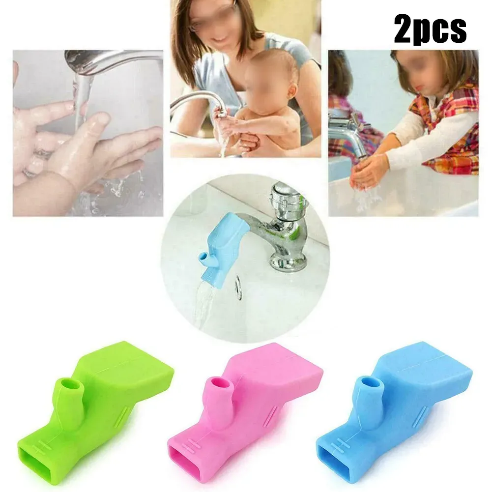Extension de robinet en silicone, double sortie d'eau