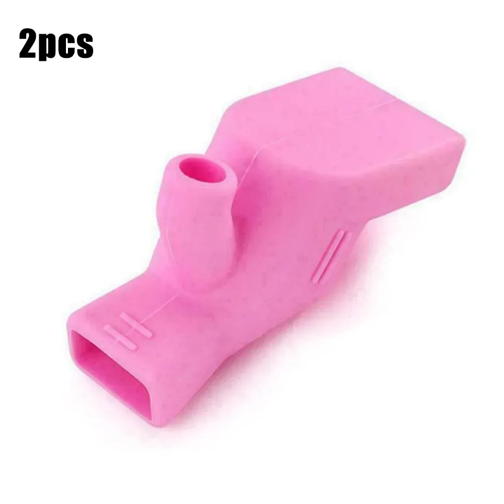 Extension de robinet en silicone, lot de 2 : économie d'eau et accessoire de pulvérisation 7