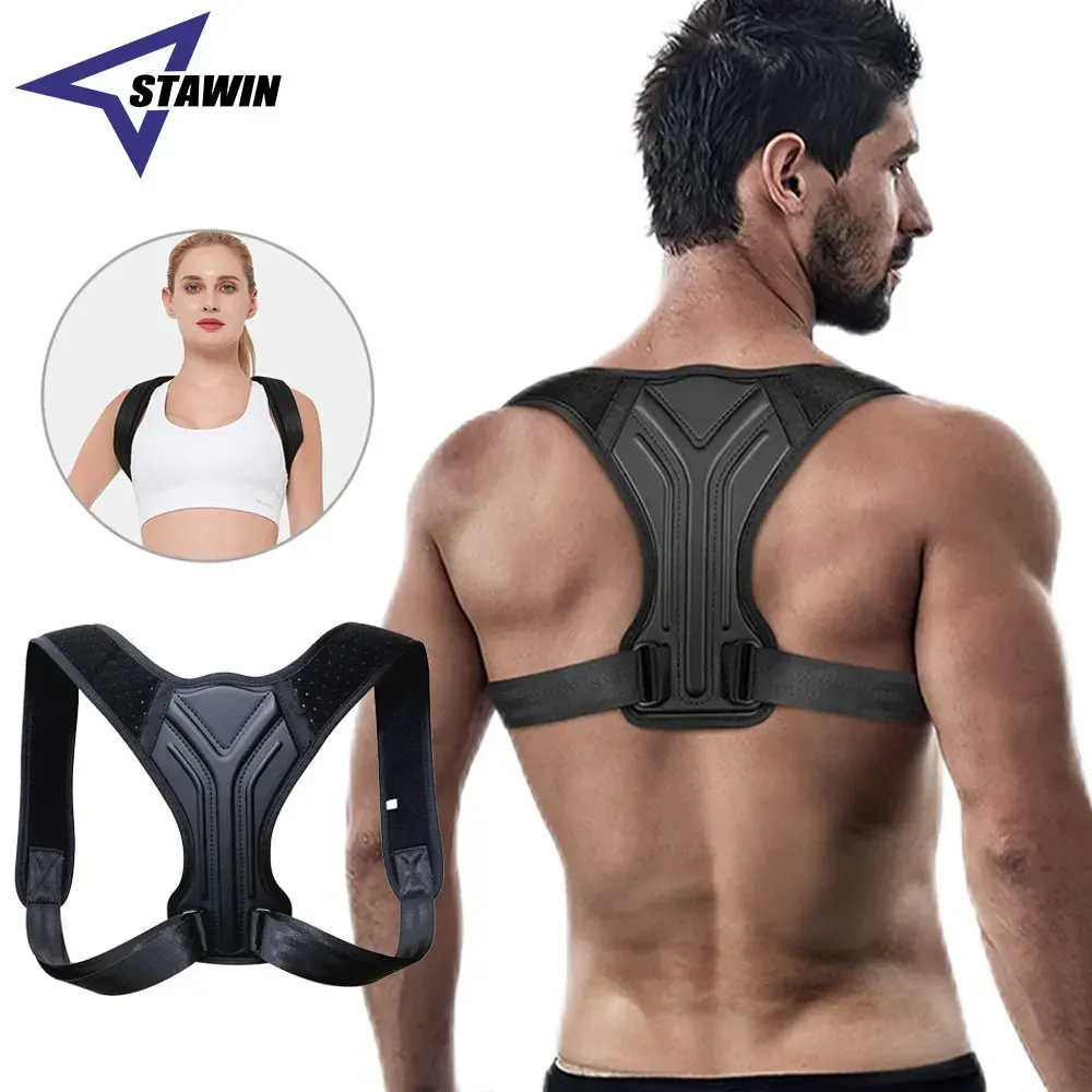 Ceinture correctrice de posture réglable pour le dos et les épaules, soutien de la colonne vertébrale 1