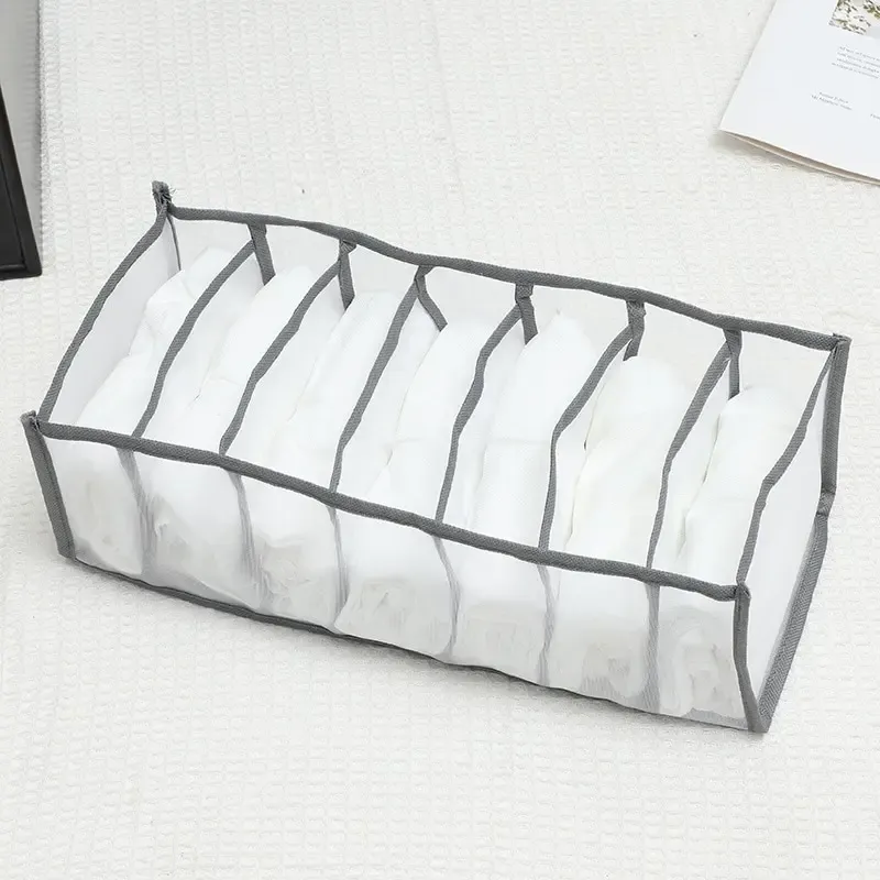 Boîte de rangement pliable en maille respirante pour sous-vêtements 4