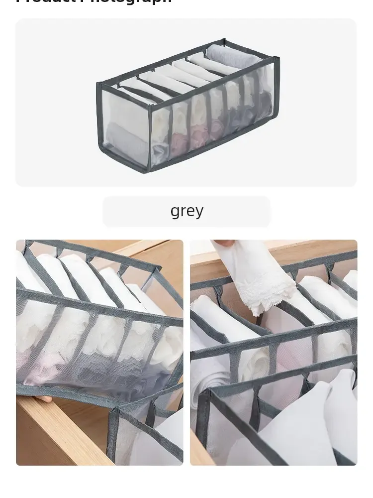 Organisation de tiroir avec boîte pliable