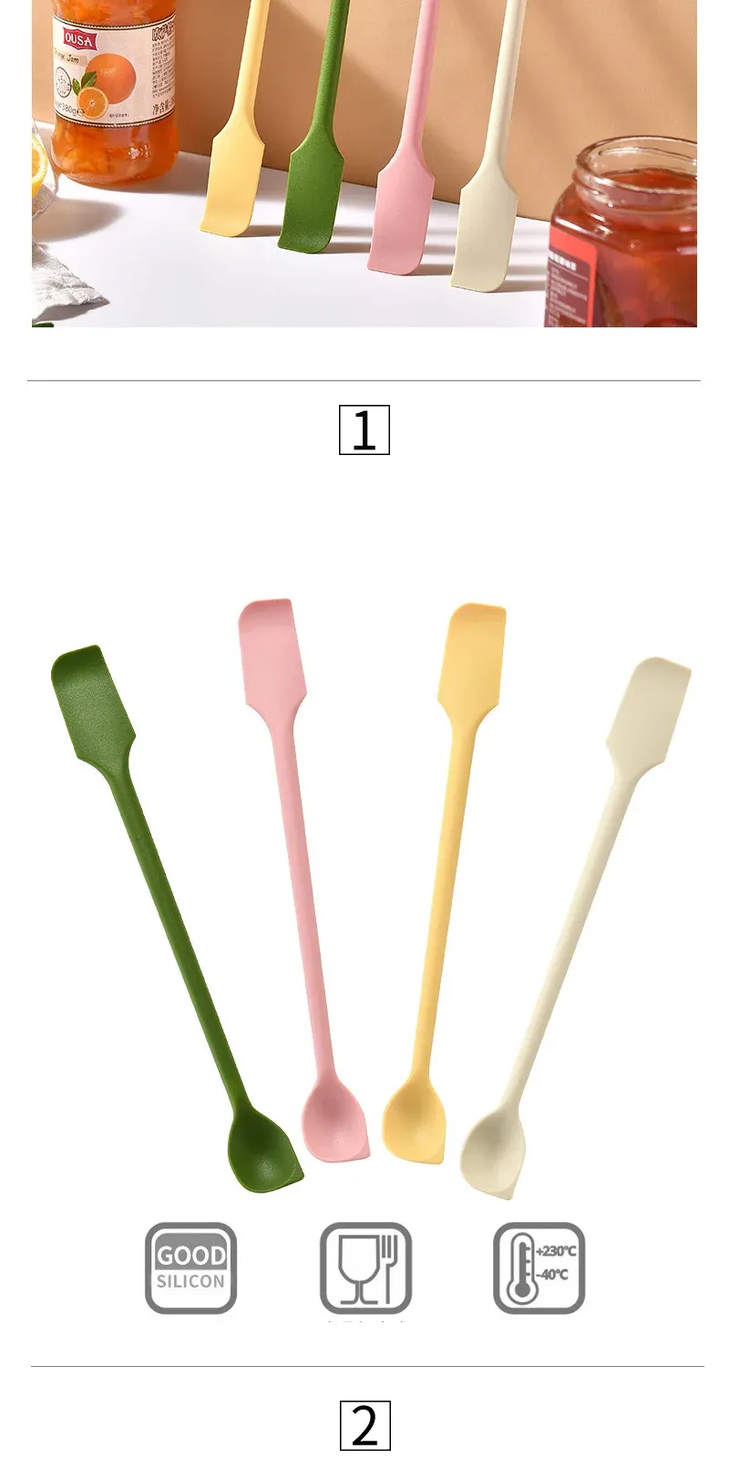 Spatule fine et allongée pour une application ciblée