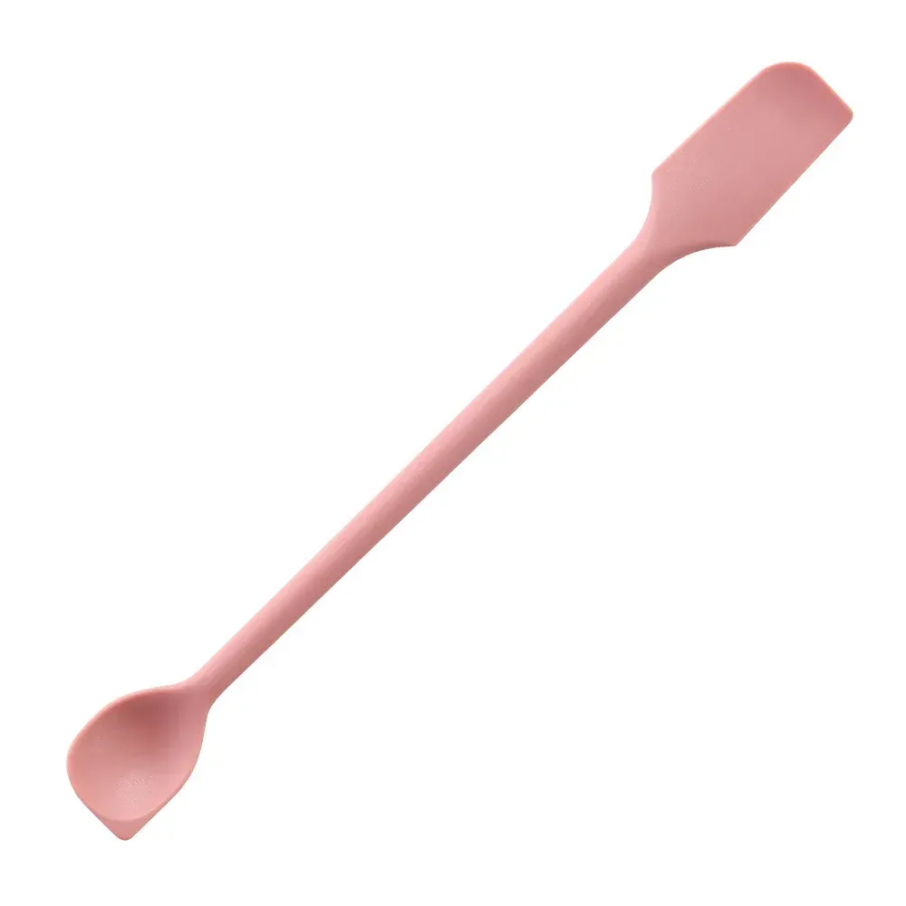 Ensemble de spatules en silicone, grattoirs à double tête, spatule à crème cosmétique, spatule fine allongée à petite pointe pour pots profonds, outil de maquillage spa 7