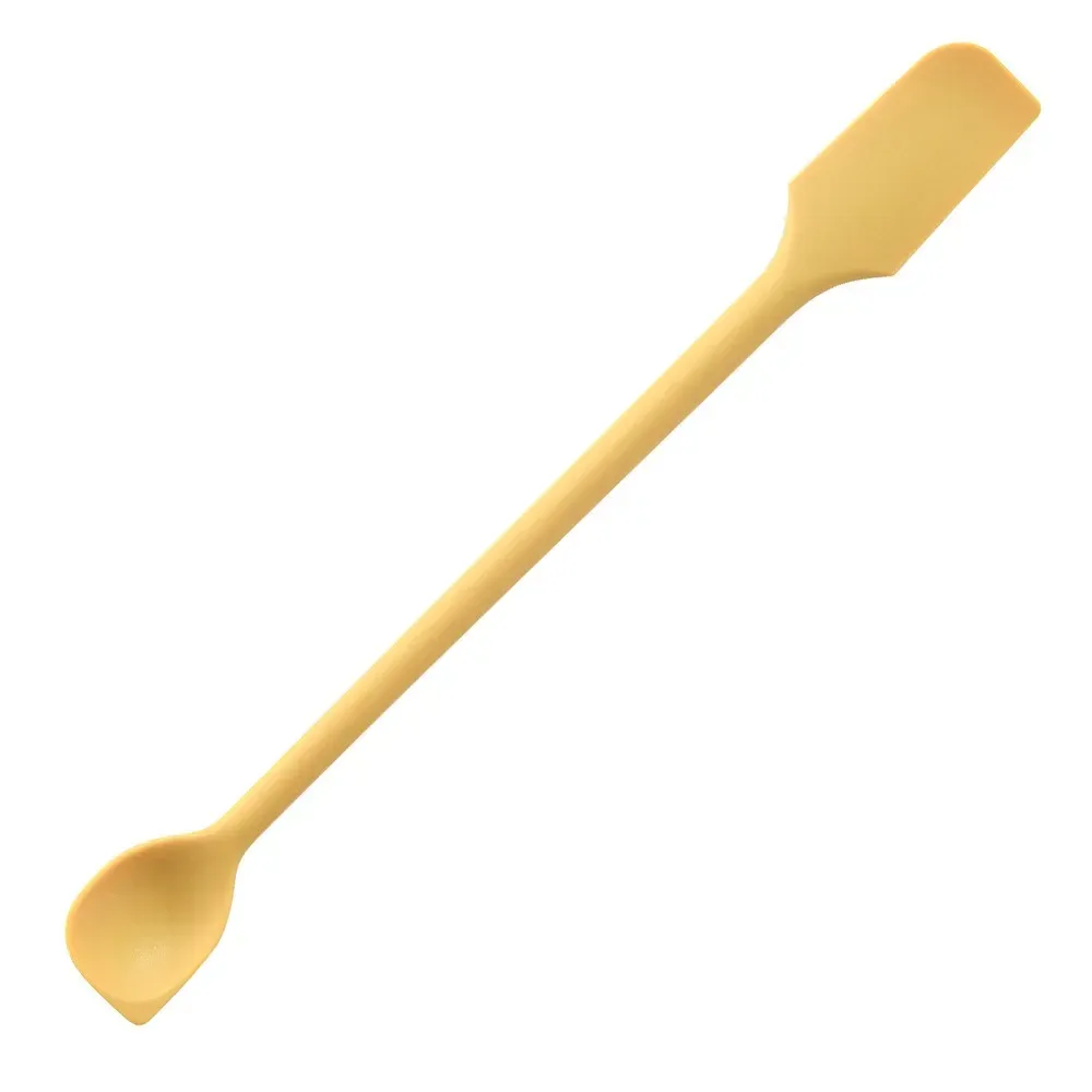 Ensemble de spatules en silicone, grattoirs à double tête, spatule à crème cosmétique, spatule fine allongée à petite pointe pour pots profonds, outil de maquillage spa 10