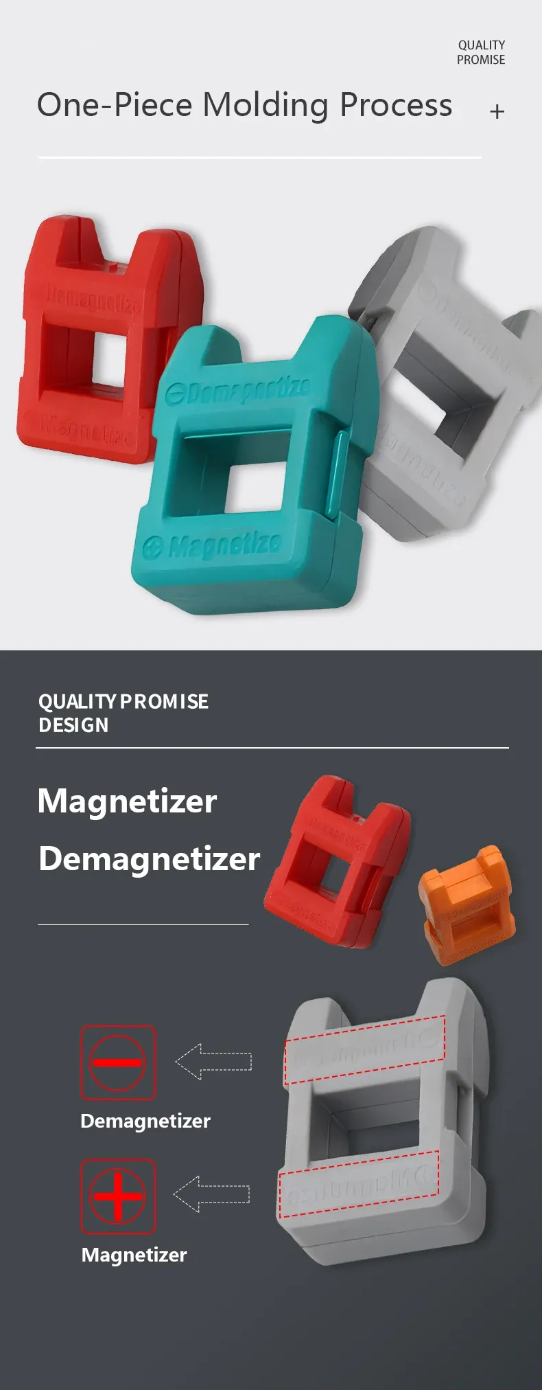 Détail du mini démagnétiseur et de son fonctionnement