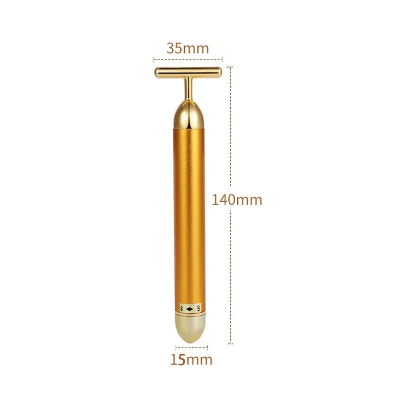 Rouleau de lifting du visage en or, lifestyle