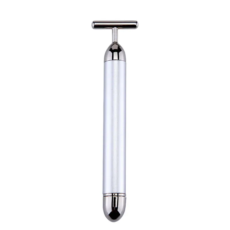 Rouleau de lifting facial en or 24 carats en forme de T, bâton de soin pour la peau 8