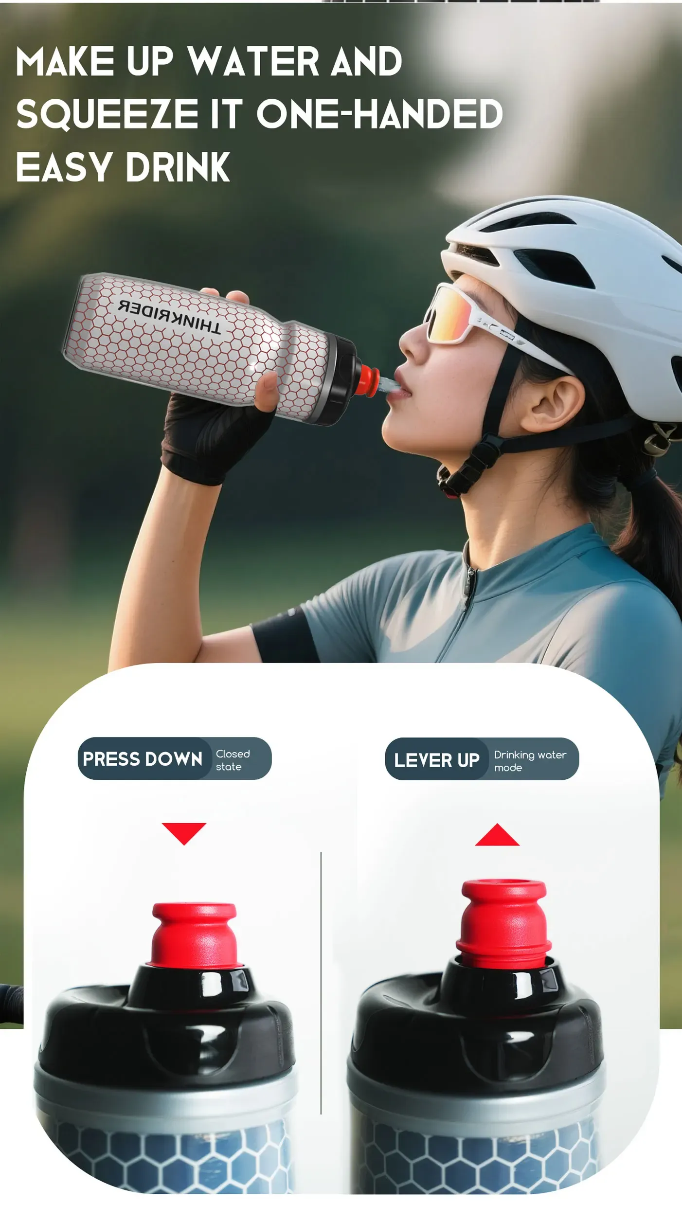 Gourde de vélo ThinkRider, lifestyle