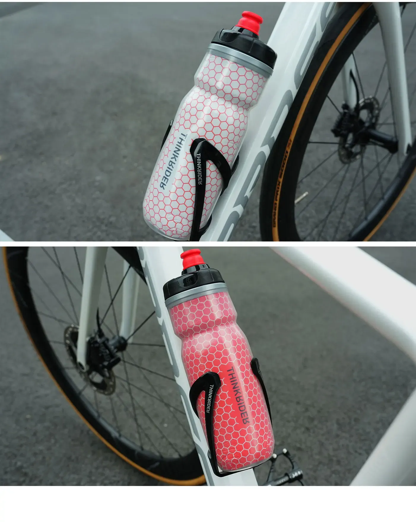 Gourde de vélo ThinkRider, vue finale