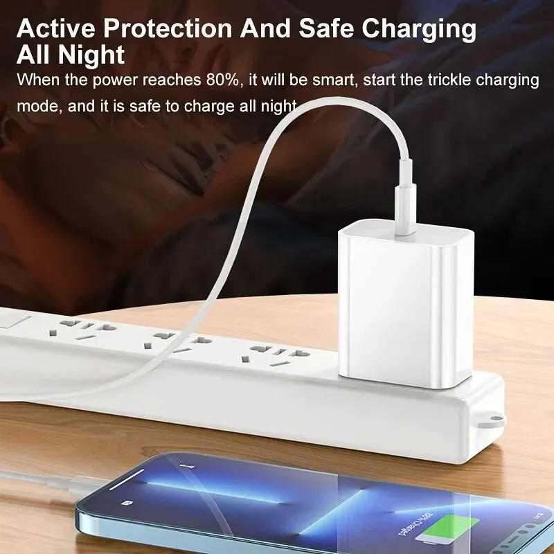 Câble USB de charge rapide PD 35W pour iPhone 11, 12, 13, 14, Pro, XS Max, 7, 8, Plus, X, XR, SE, câble de données USB-C, 1 m, 2 m, 3 m 5