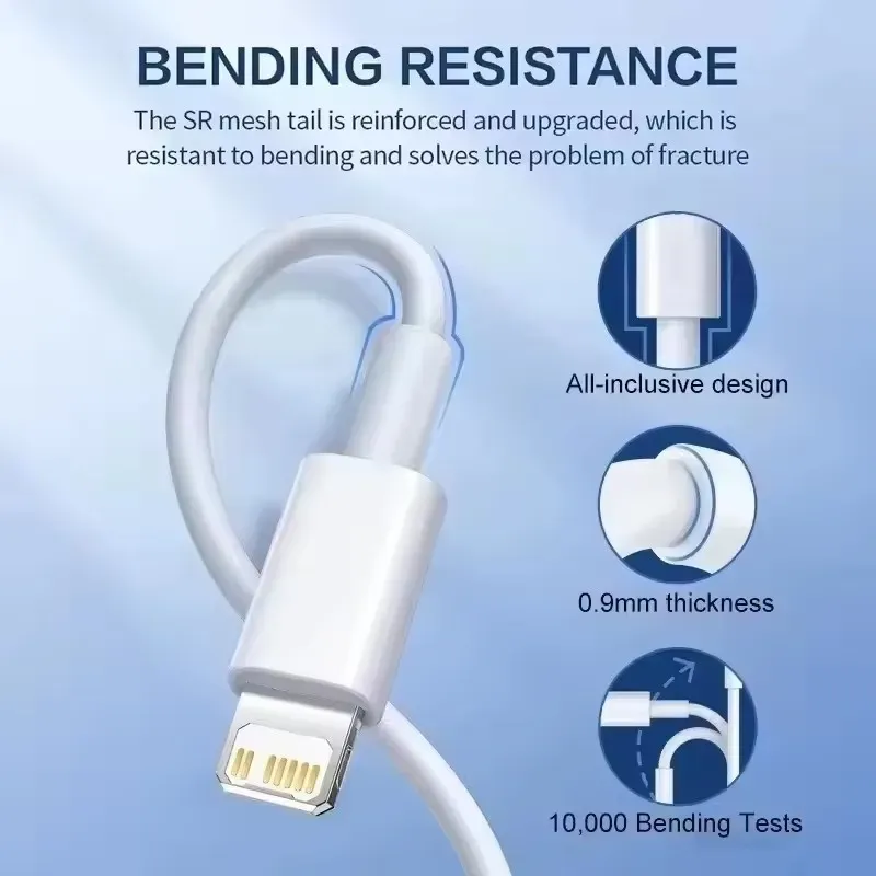 Câble de charge rapide en situation d'utilisation