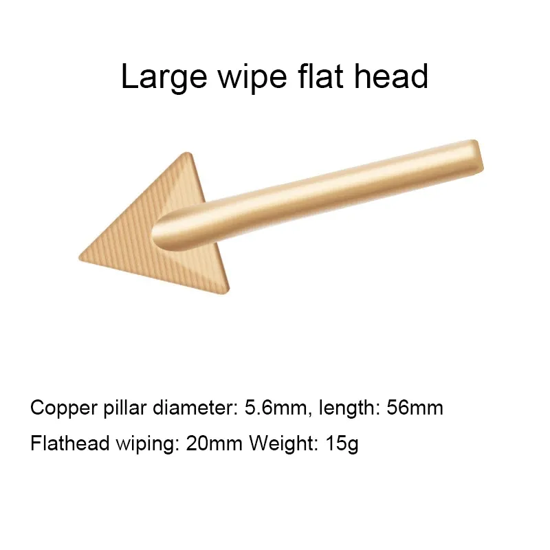 Panne triangulaire en cuivre pour fer à souder, réparation de plastique, 60 W 10