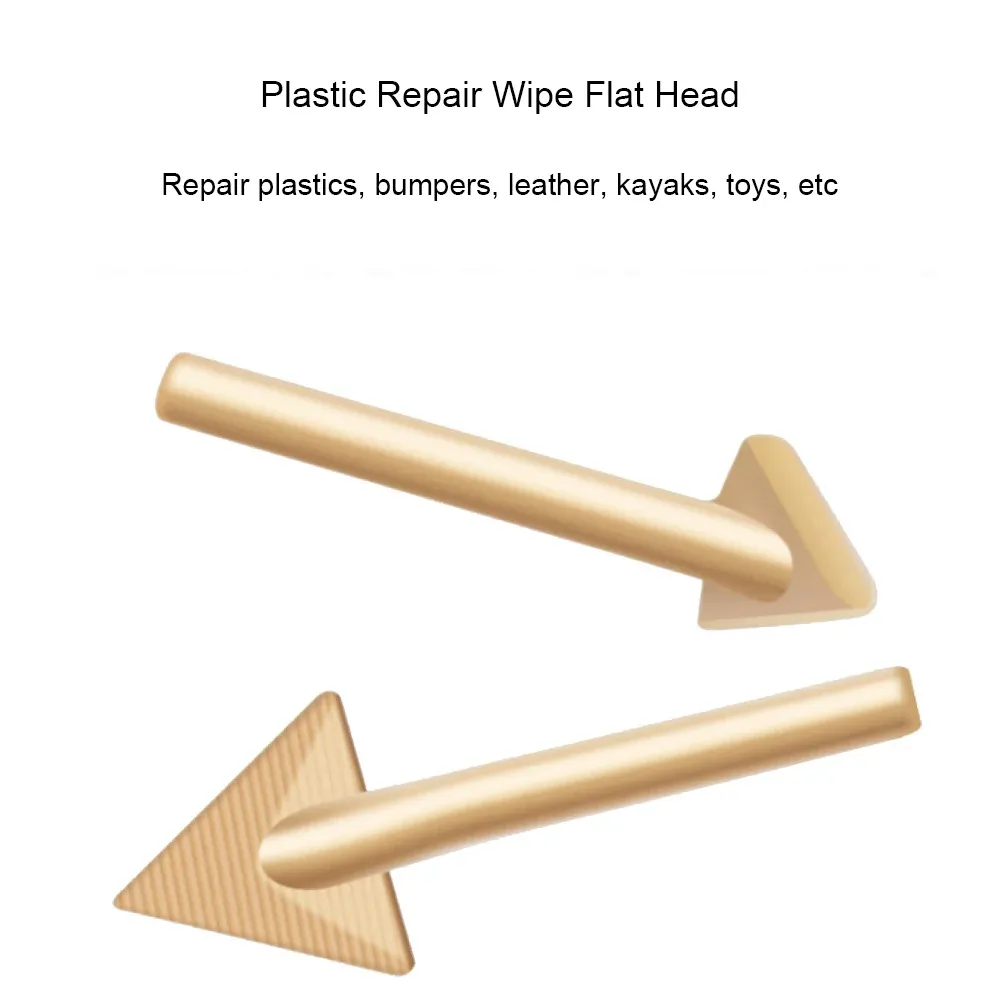 Panne triangulaire en cuivre pour fer à souder, réparation de plastique, 60 W 8