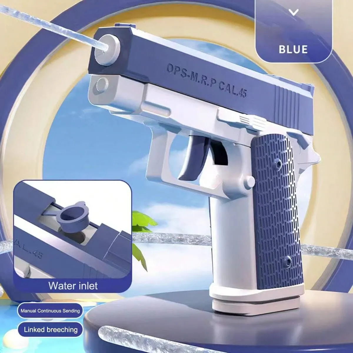 Pistolet à eau M1911 en situation