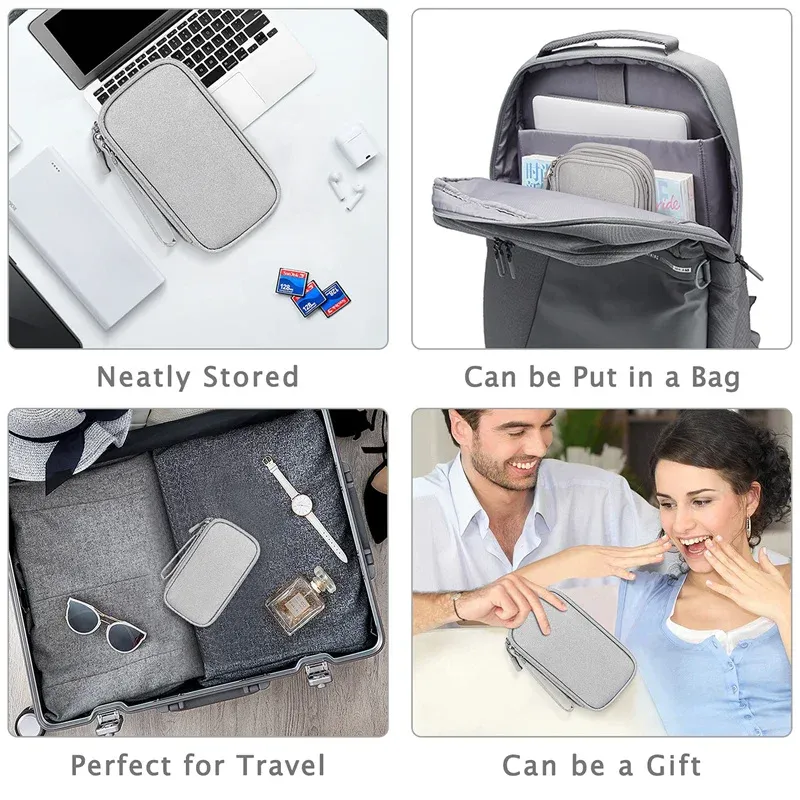 Pochette organisatrice pour accessoires de voyage