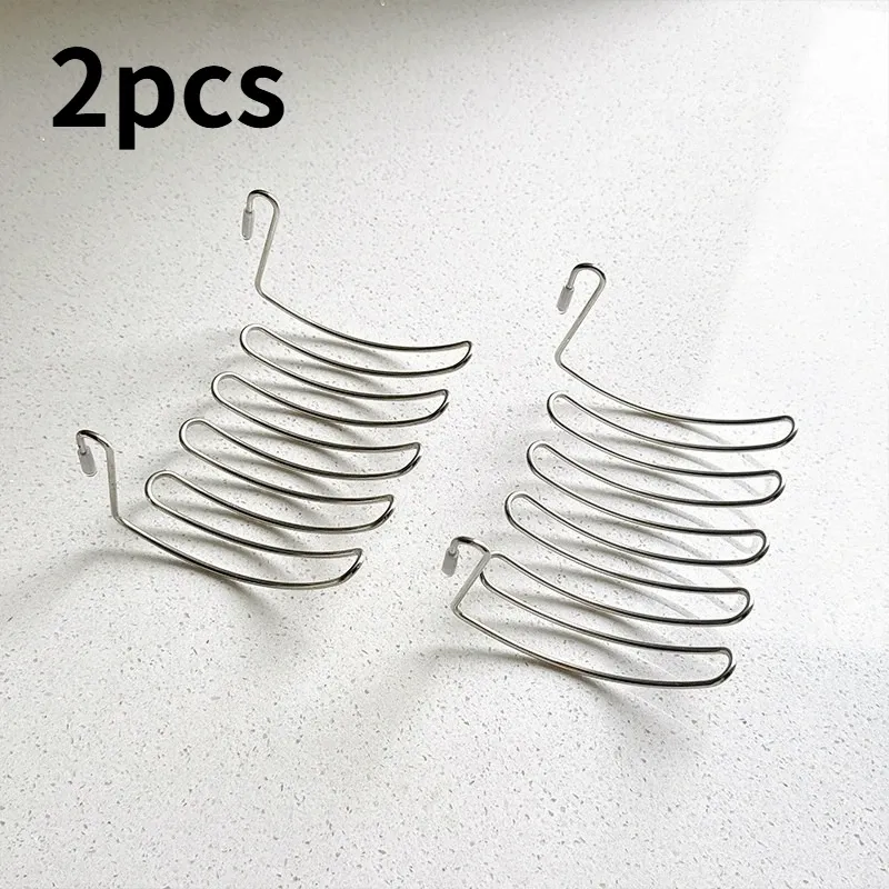 Panier de vidange d'évier en acier inoxydable avec support de rangement suspendu extensible 7