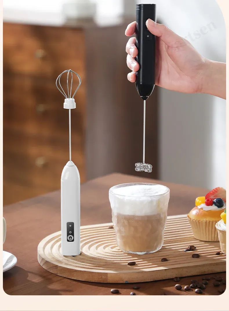 Mousse de lait onctueuse obtenue avec le mousseur