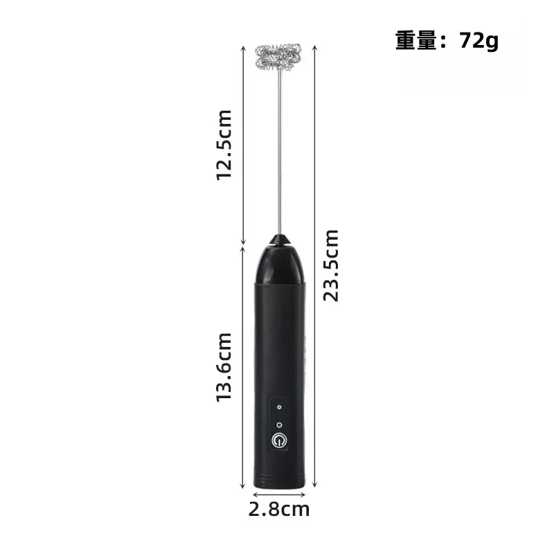 Mousseur à lait/Mousseur à café + Batteur à œufs, mini mixeur portable rechargeable USB, accessoires pour expresso 10