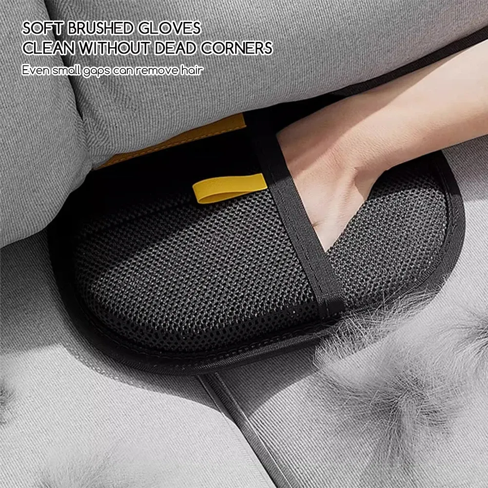 Gant de nettoyage et de collecte de poils d'animaux, gant électrostatique anti-peluches pour canapé 3