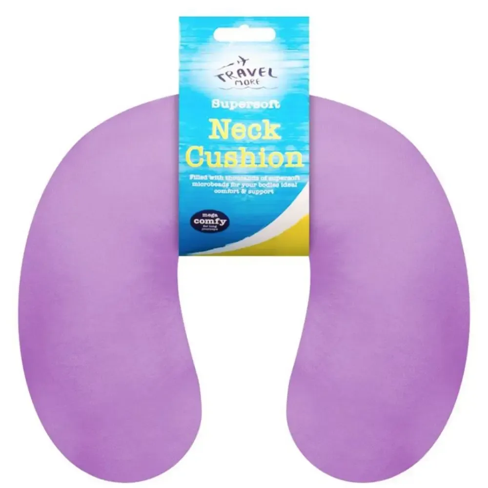 Oreiller de voyage gonflable en forme de U à housse en peluche floquée 9
