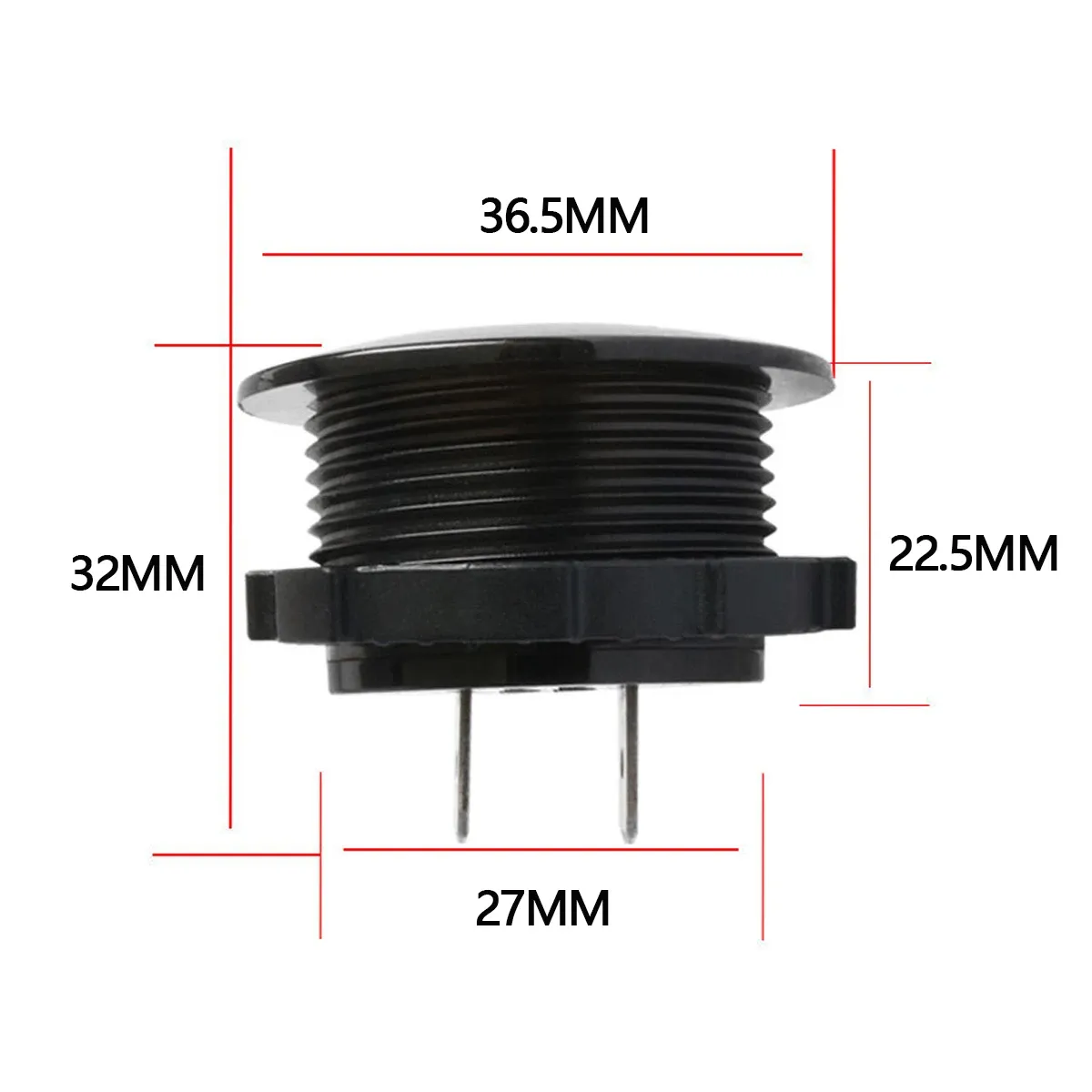 Voltmètre numérique DC 5 V à 48 V étanche pour voiture, moto, ATV et bateau 5