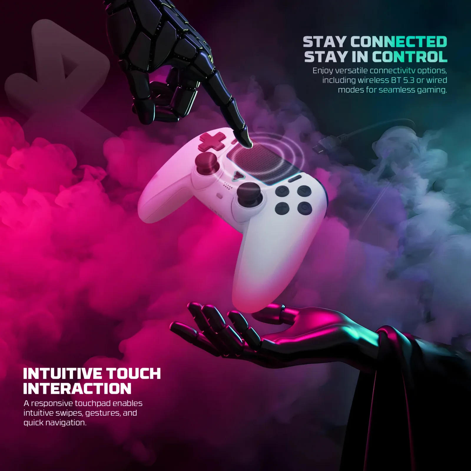 Tablette tactile réactive de la manette FANTECH NOVA II WGP16