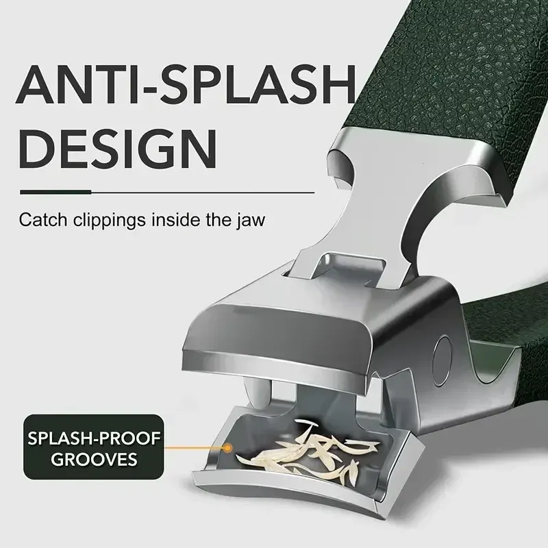 Coupe-ongles en acier inoxydable, finition soignée