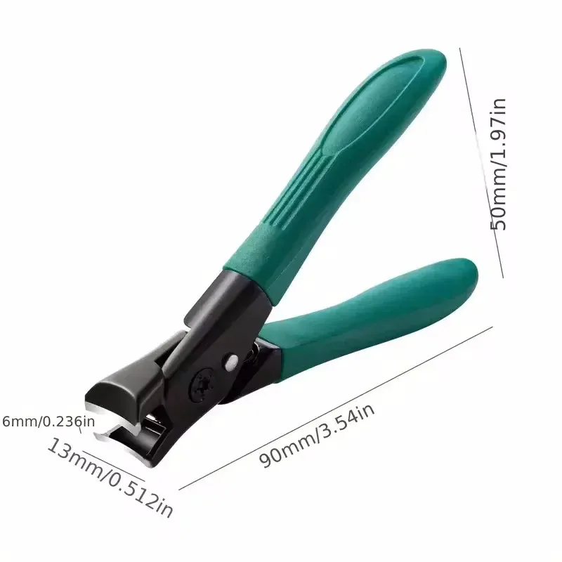 Ensemble de coupe-ongles professionnel en acier inoxydable pour ongles épais, avec protection anti-éclaboussures, kit pédicure et manucure pour hommes 14
