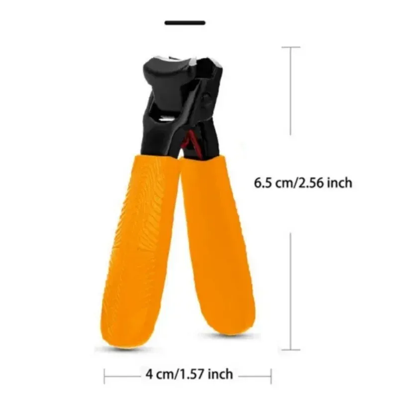 Ensemble de coupe-ongles professionnel en acier inoxydable pour ongles épais, avec protection anti-éclaboussures, kit pédicure et manucure pour hommes 11
