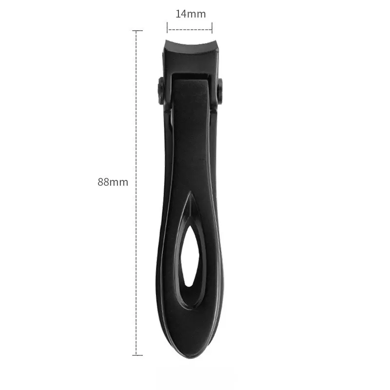 Ensemble de coupe-ongles professionnel en acier inoxydable pour ongles épais, avec protection anti-éclaboussures, kit pédicure et manucure pour hommes 30