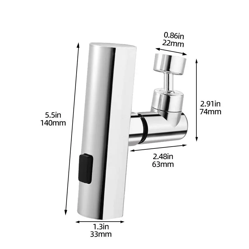 Robinet d'extension, vue finale