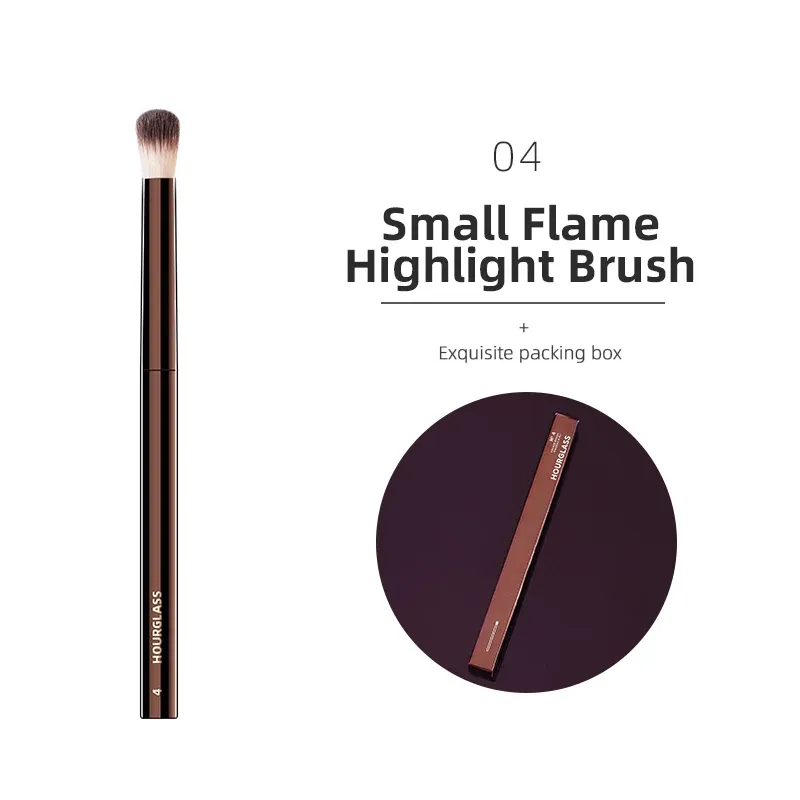 Pinceaux de maquillage Hourglass : pinceaux pour poudre, fond de teint, correcteur, fard à joues, bronzeur, ombre à paupières et estompage, et pinceau sculptant 24