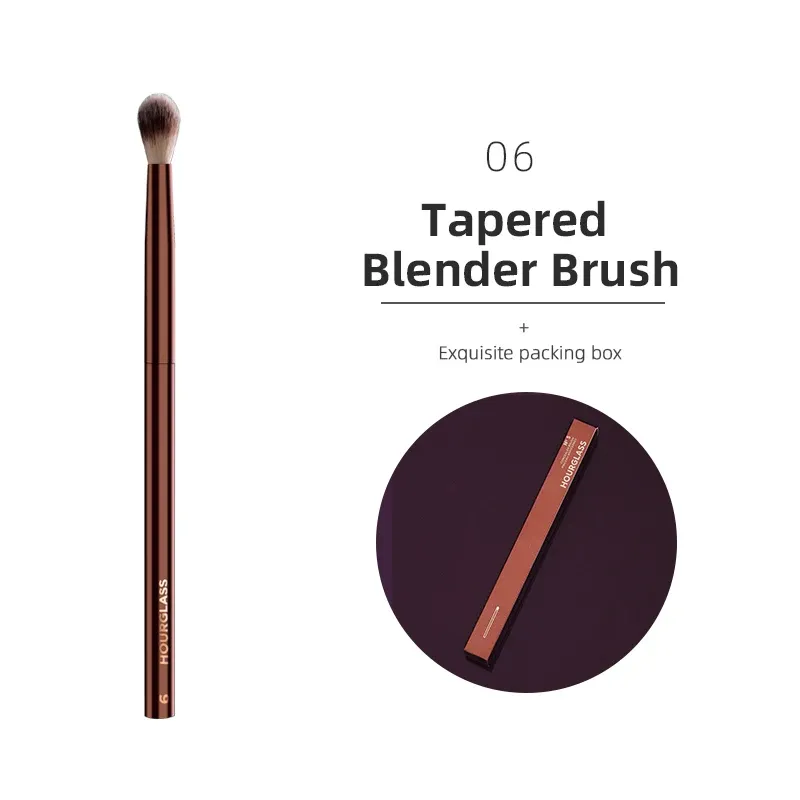 Pinceaux de maquillage Hourglass : pinceaux pour poudre, fond de teint, correcteur, fard à joues, bronzeur, ombre à paupières et estompage, et pinceau sculptant 22
