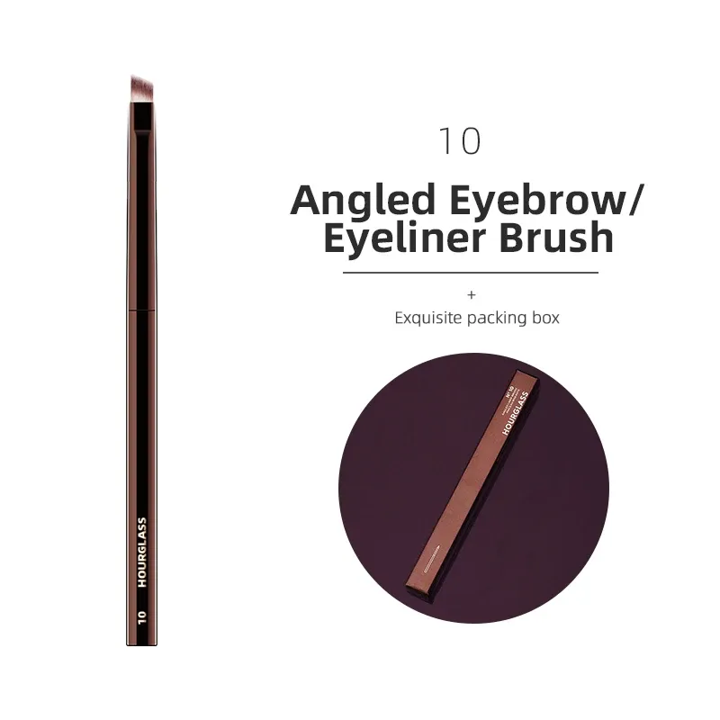 Pinceaux de maquillage Hourglass : pinceaux pour poudre, fond de teint, correcteur, fard à joues, bronzeur, ombre à paupières et estompage, et pinceau sculptant 9