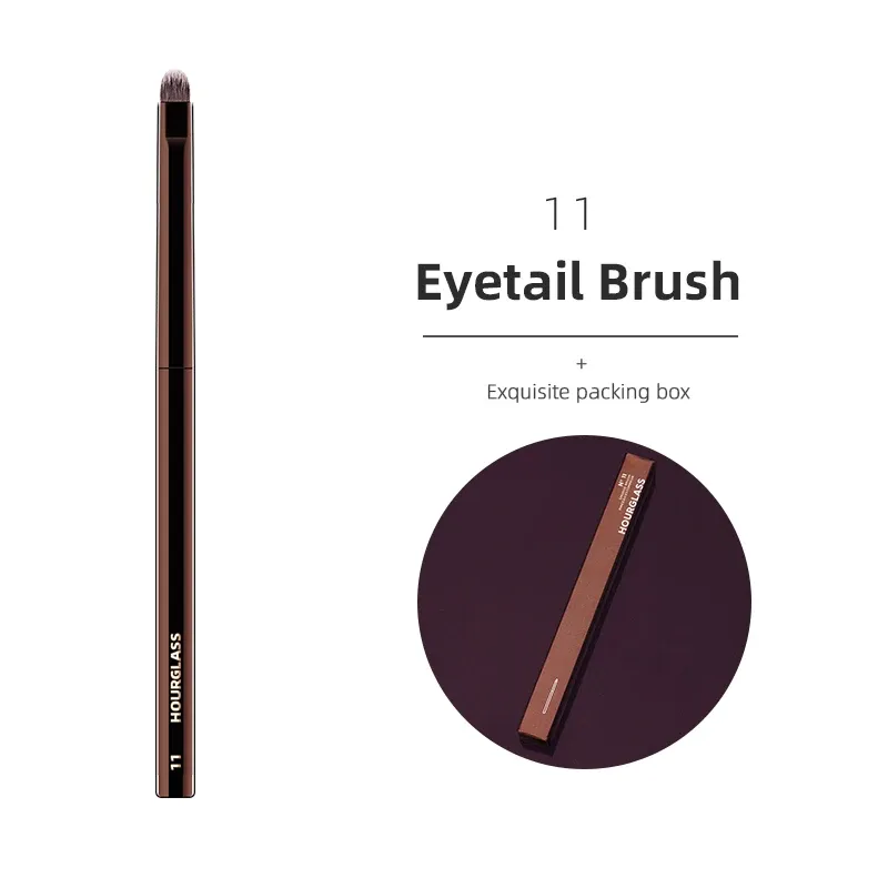 Pinceaux de maquillage Hourglass : pinceaux pour poudre, fond de teint, correcteur, fard à joues, bronzeur, ombre à paupières et estompage, et pinceau sculptant 8