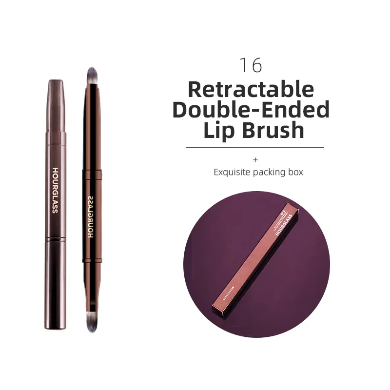 Pinceaux de maquillage Hourglass : pinceaux pour poudre, fond de teint, correcteur, fard à joues, bronzeur, ombre à paupières et estompage, et pinceau sculptant 21