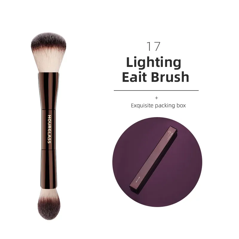 Pinceaux de maquillage Hourglass : pinceaux pour poudre, fond de teint, correcteur, fard à joues, bronzeur, ombre à paupières et estompage, et pinceau sculptant 20