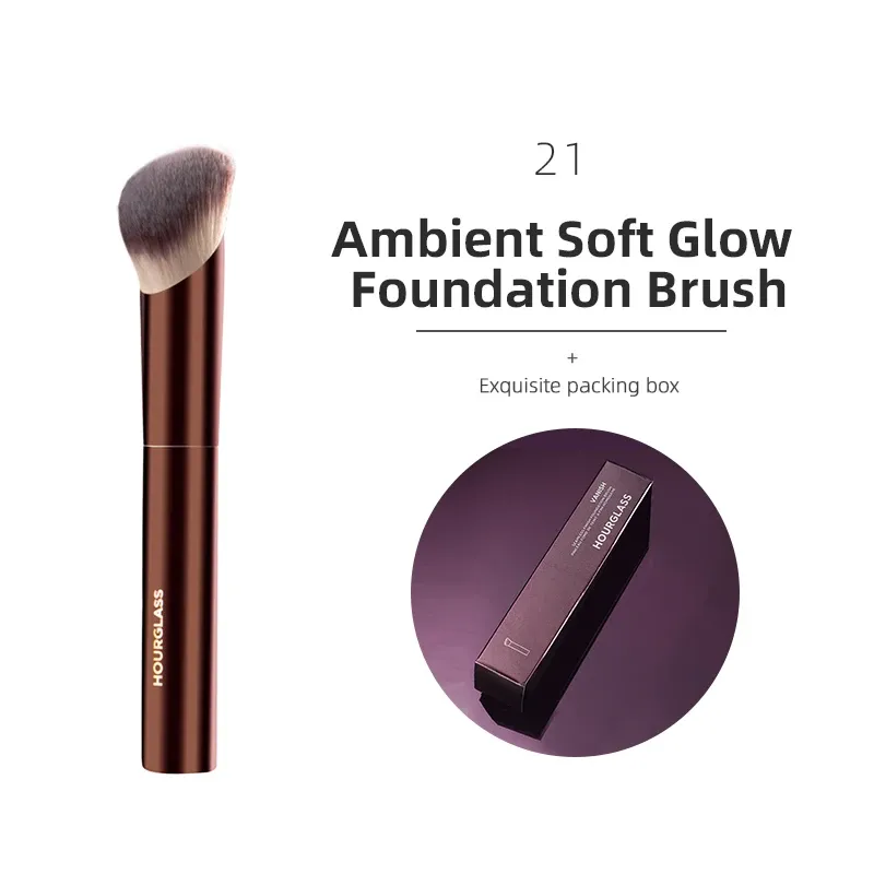 Pinceaux de maquillage Hourglass : pinceaux pour poudre, fond de teint, correcteur, fard à joues, bronzeur, ombre à paupières et estompage, et pinceau sculptant 14