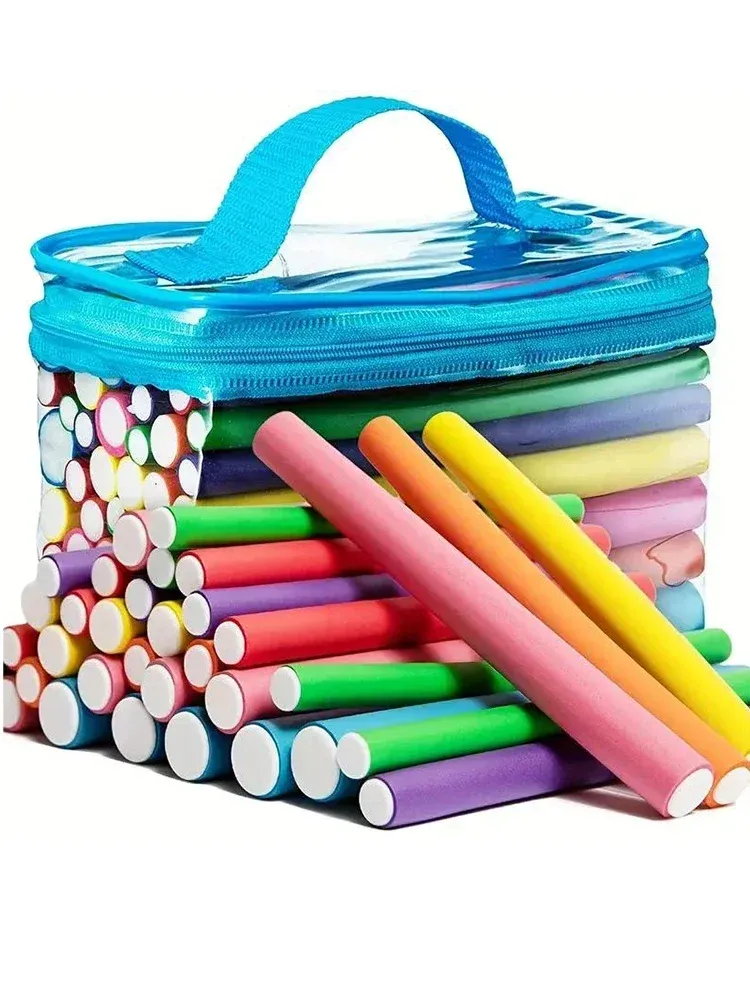 42 bigoudis souples en mousse pour boucler les cheveux sans chaleur, rouleaux pliables et flexibles, outils de coiffure DIY pour salon et maison 7