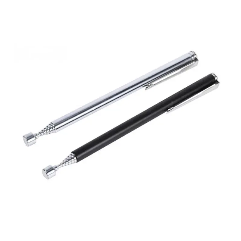 Stylo magnétique télescopique portable argenté, mini outil de ramassage magnétique à tige réglable 6