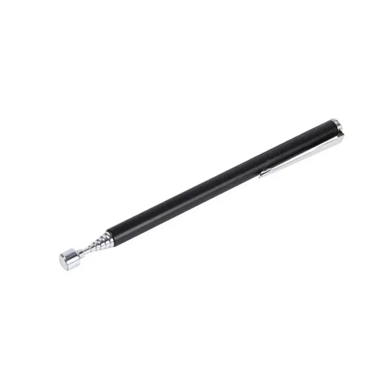 Stylo magnétique télescopique portable argenté, mini outil de ramassage magnétique à tige réglable 8