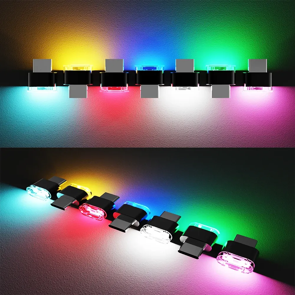 Détail du design de l'éclairage LED
