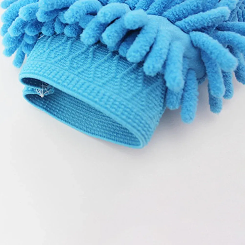 Gant de lavage en microfibre, mise en valeur du produit