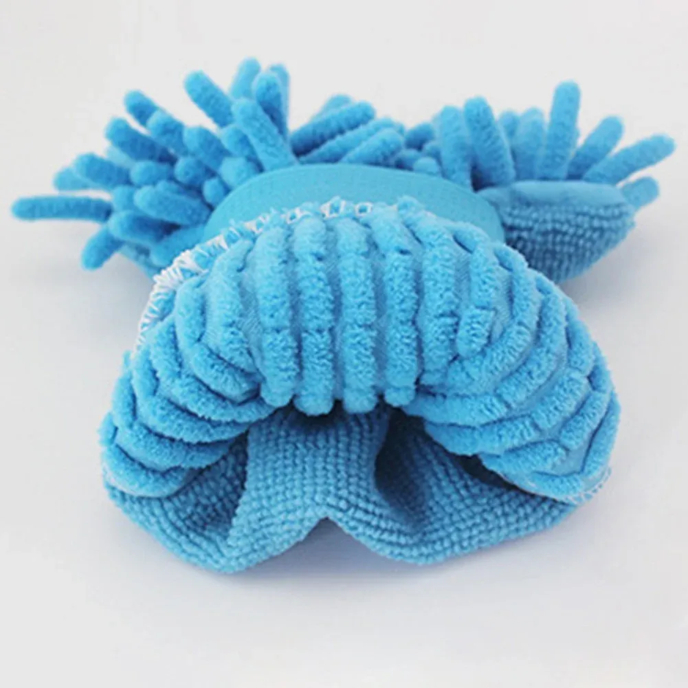 Gant de lavage en microfibre, usage domestique