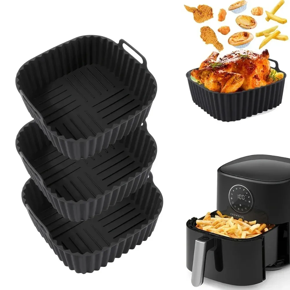 Revêtement en silicone pour friteuse à air, vue détaillée