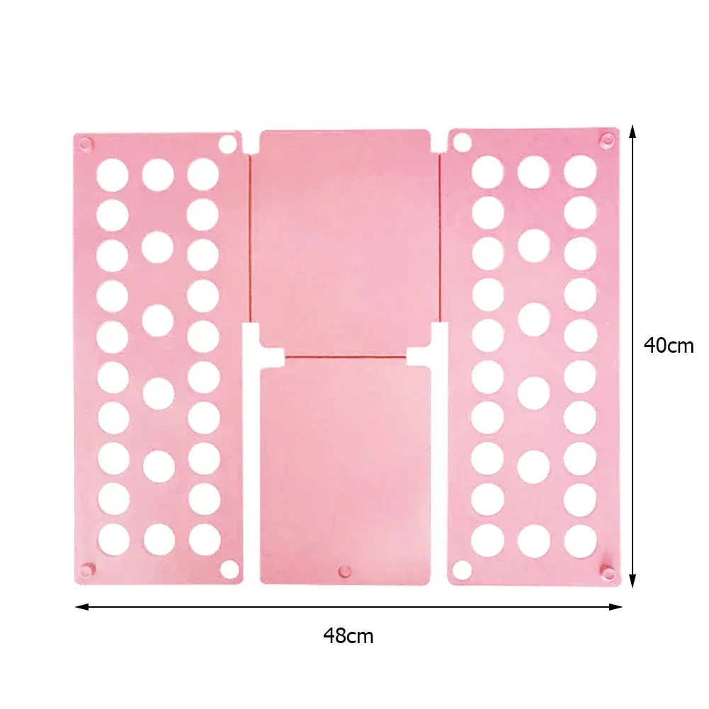 Planche à vêtements pliante en plastique, pliage facile et rapide pour enfants et chemises 7