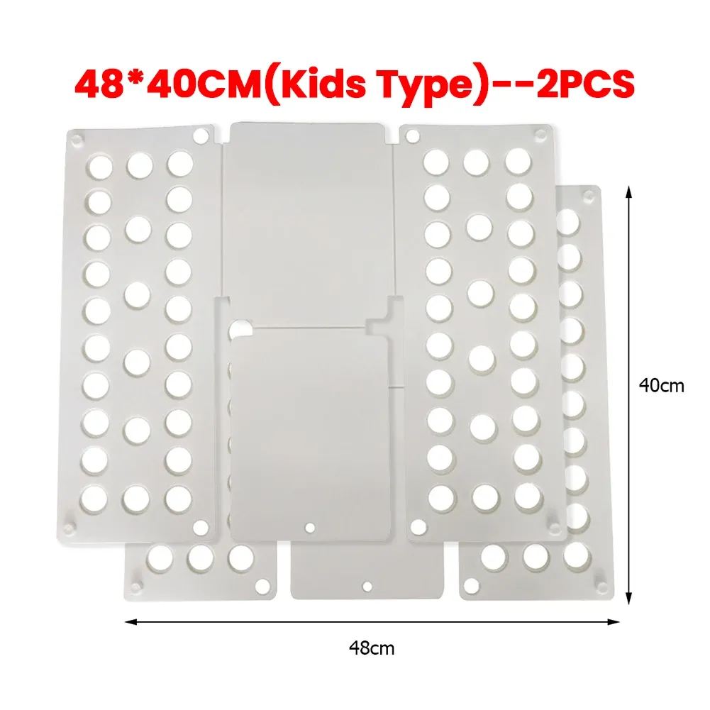Planche à vêtements pliante en plastique, pliage facile et rapide pour enfants et chemises 18
