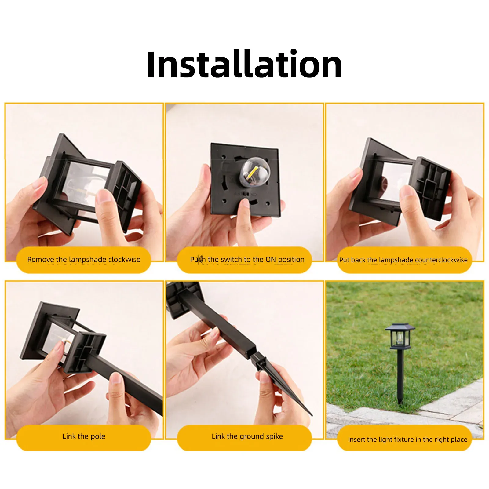 Wait, the title is already in French. Cleaning it up by removing the repetitive keywords:

Lampe LED solaire d'extérieur sur piquet, éclairage d'ambiance pour jardin, villa, cour et parc 5