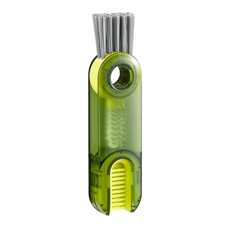 Brosse de nettoyage 3 en 1 pour tasses, 1 pièce, outil de nettoyage pour tasse d'eau, brosse pour bouteille thermos et couvercle de tasse en forme de U 9