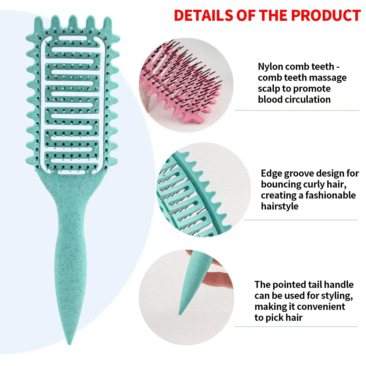 Détail de la brosse de coiffage